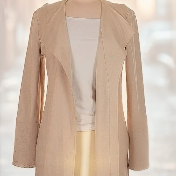 Premise Tan Blazer Streamlined Minimalist Design - Picture 1 of 3